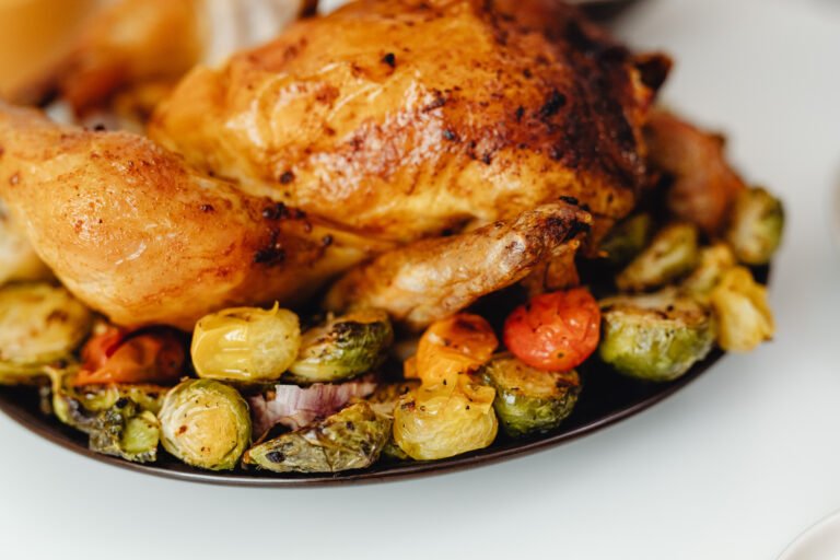 roasted chicken dinner